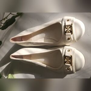 Tory Burch Women's White Ballet Flats